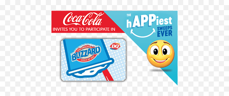 Dairy Queen Happiest Sweeps Ever - Coca Cola Emoji,Queen Emoticon