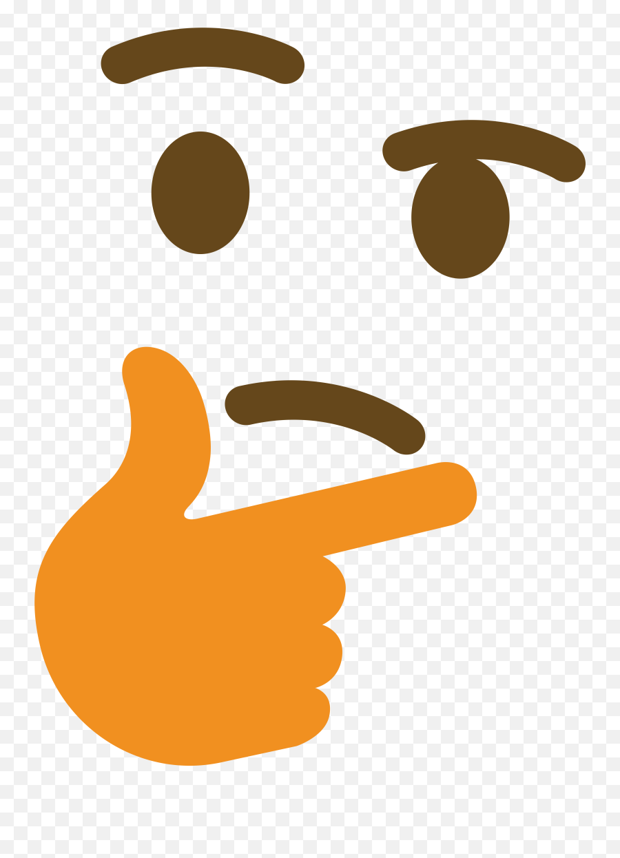 Tired Of Using Crummy Cutouts When Making Your Thonks Emoji,Thonk Emoticon