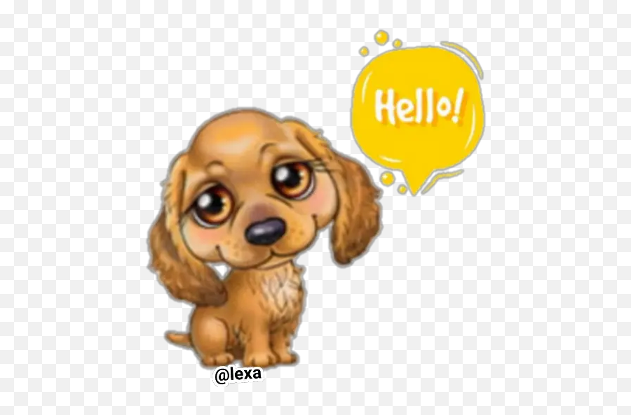 Sticker Maker - Cachorritos 3d Emoji,Cocker Spaniel Emojis For Messenger