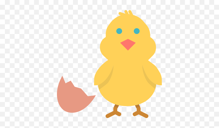 Chicken Chickling Easter Egg Shell Spring Free Icon Of Emoji,Facebook Emoticon Easter Egg