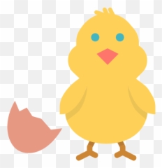 Chicken Chickling Easter Egg Shell Spring Free Icon Of Emoji,Facebook Emoticon Easter Egg