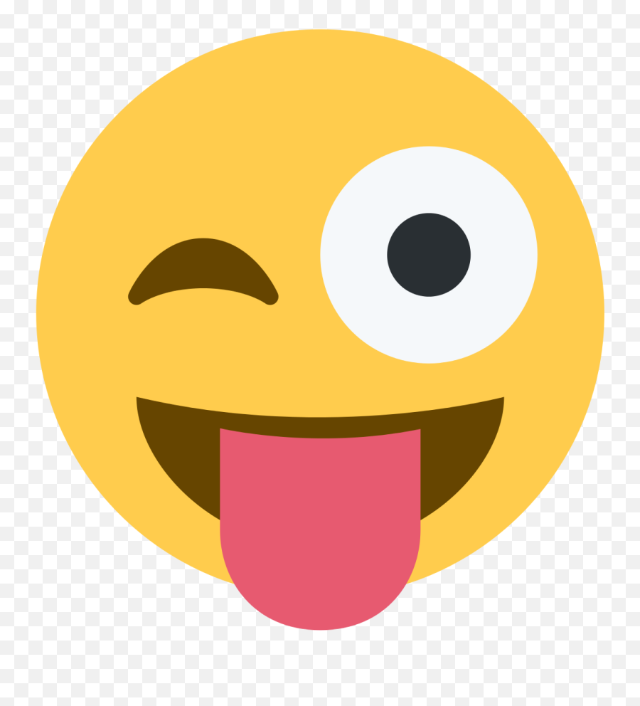 Smiley Face With Tongue Sticking Out Png U0026 Free Smiley Face - Tongue Emoji Png,Download Emoticon For Facebook