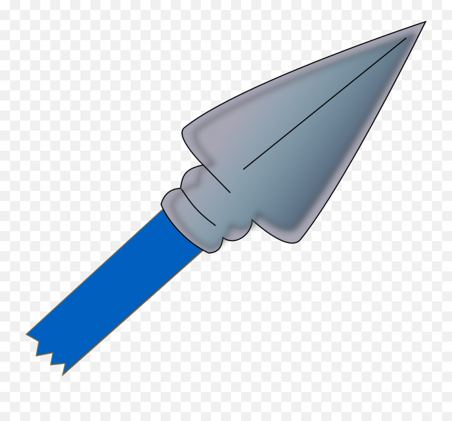 Blue Spear Png Svg Clip Art For Web - Download Clip Art Emoji,Spear Emoji