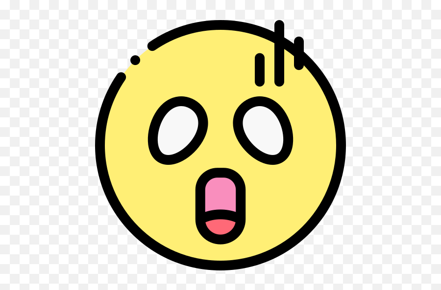 Shocked - Free Smileys Icons Emoji,Shock Emoji'