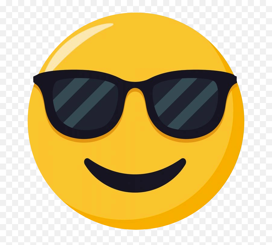 Emoji Amarelo Yellow Tumblr Sticker By Dremissmia - Sunglasses Emoji Black Background,Emoji Maker Tumblr