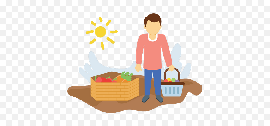 Fruit Basket Icon - Download In Gradient Style Emoji,Fruit Basket Emoji