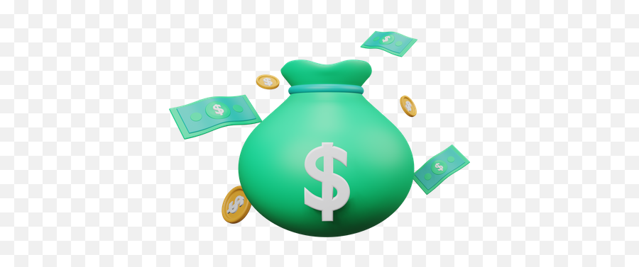 Premium Money Bag 3d Illustration Download In Png Obj Or Emoji,Robber With Money Bag Emoji