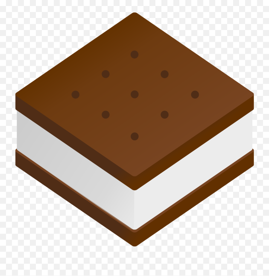 Ice Cream Sandwich - Horizontal Emoji,Ice Cream Sandwich Emoji