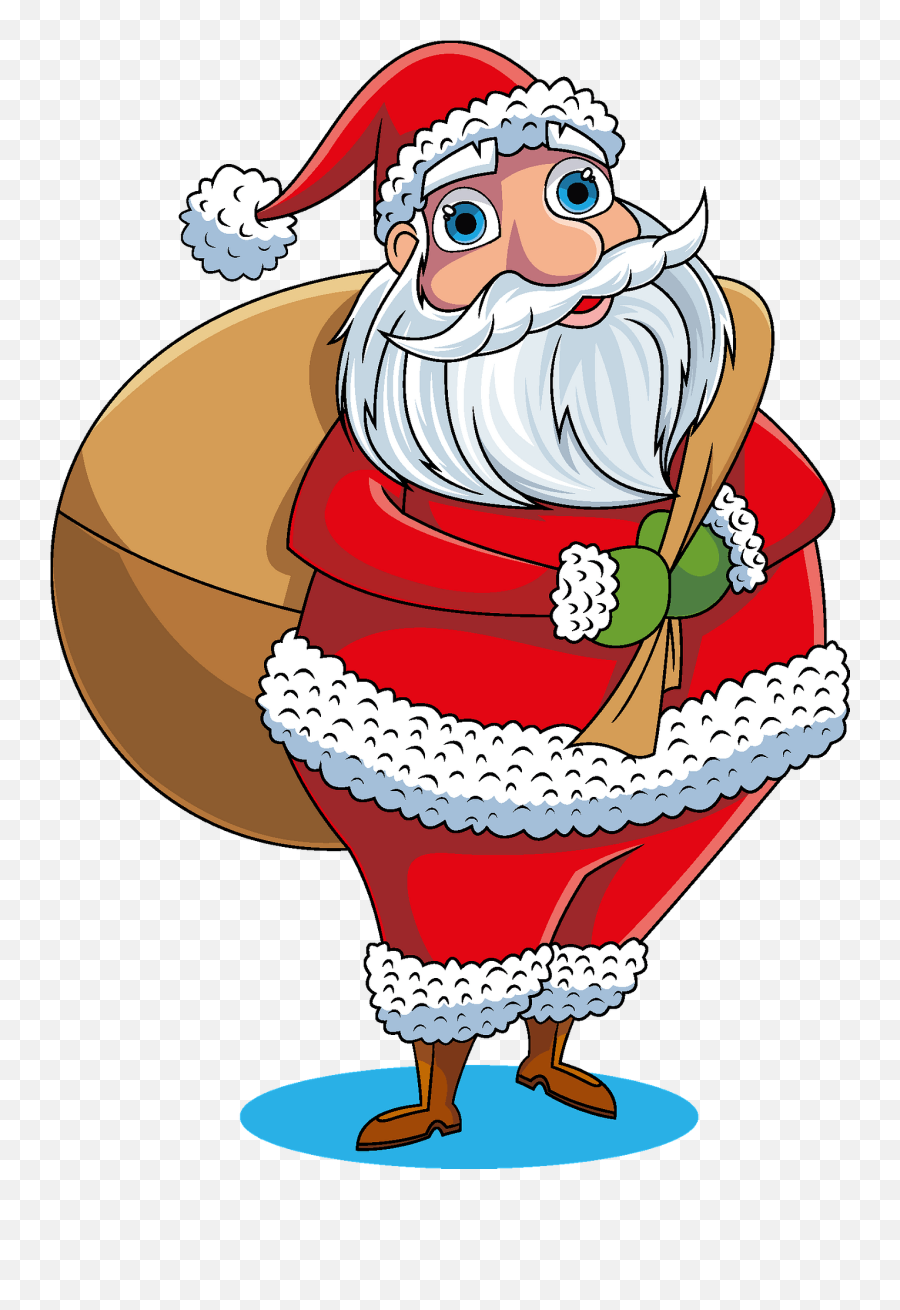 Santa Claus Clipart - Santa Claus Emoji,Black Santa Claus Emoji
