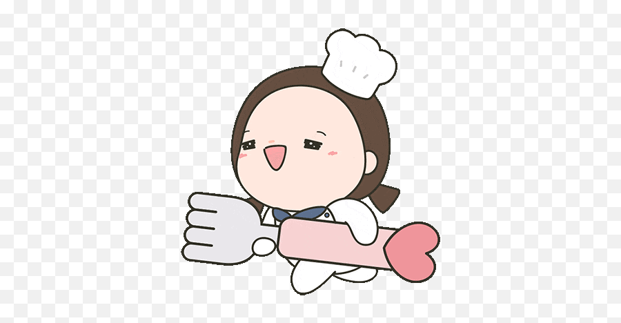 Little Chef Baby Sticker - Little Chef Baby Girl Discover Happy Emoji,Chef Hat Emoji