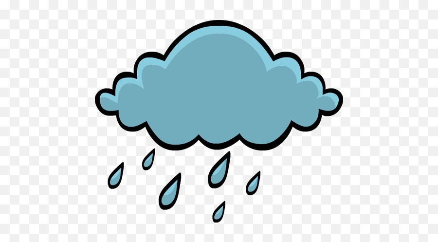 Rain Cloud Clip Art Page 7 - Line17qqcom Emoji,Rainy Cloud Emoji