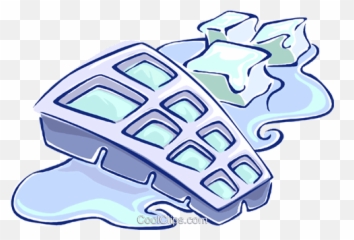 Transparent Png Ice Cube Clipart - Water In Ice Tray Clipart Emoji,Emoticon Ice Tray