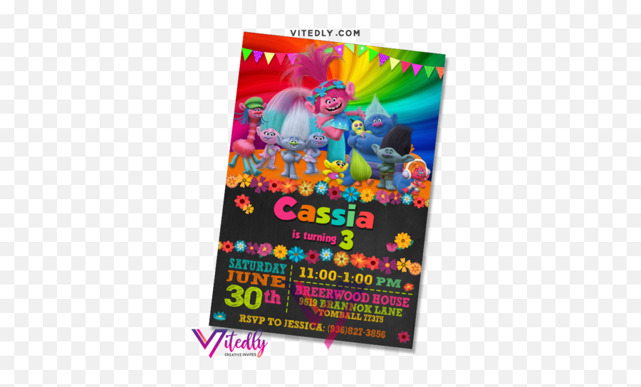 Invitations U2013 Tagged Girls Invitation U2013 Page 2 U2013 Vitedly - Fictional Character Emoji,Troll Emoticon Plus Download