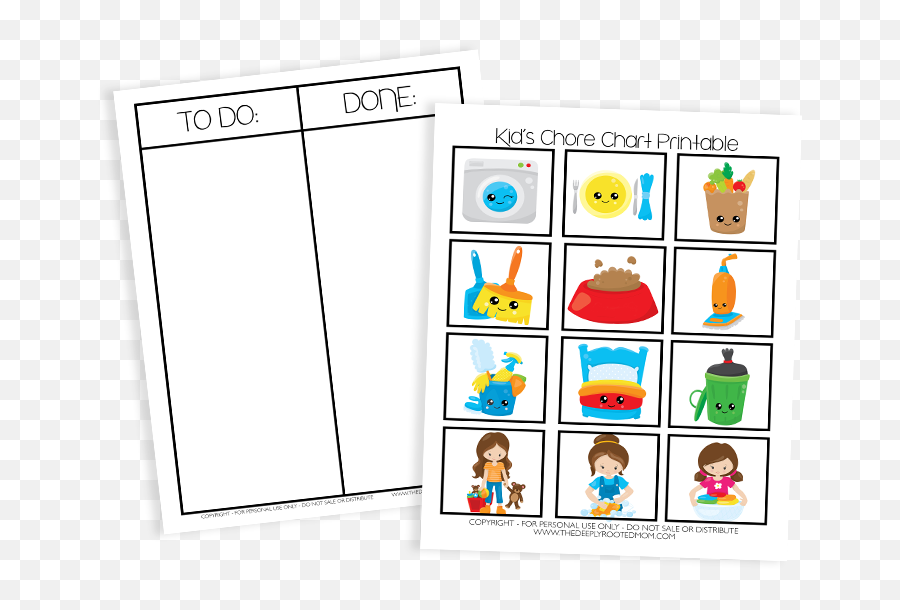Diy Toddler Chore Chart Plus Free Printable - The Deeply Emoji,Printable Emotions Chart For Children