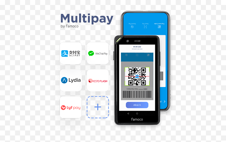 Multipay Accept Qr Code Payments With Ease Famoco - Smart Device Emoji,Wechat Philippines Emoticons