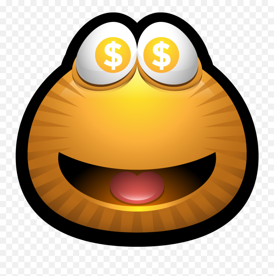 Dollars Cash Monster Brown Avatar Goldigger Money Icon - 32 32 Pixels Icon Emoji,Emoticon Money
