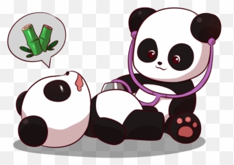 Minipandas Chibi Panda Panda Artwork Panda Bear - Dot Emoji,Panda Emoji Facebook