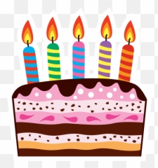 July Clipart Birthday Cake July Birthday Cake Transparent - Birthday Cake Sticker Free Emoji,Emoji Cakes For Girls