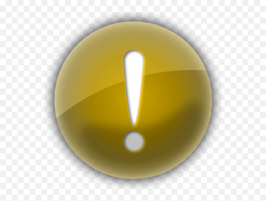 Yellow Exclamation Mark Clip Art Free Image - Warning Yellow Circle Png Emoji,Exclamation Point Emotion Worksheet