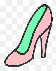 Girl Zapatos Tumblr Sticker - Round Toe Emoji,Emojis De Zapatoa
