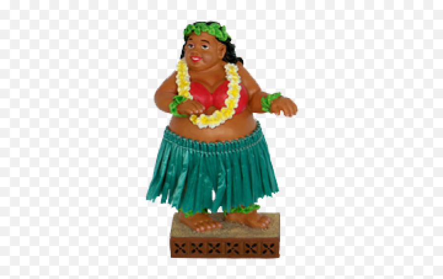Sweet Wahine - Hula Doll Dash Board Emoji,Emoticons With Hula Girls And Leis