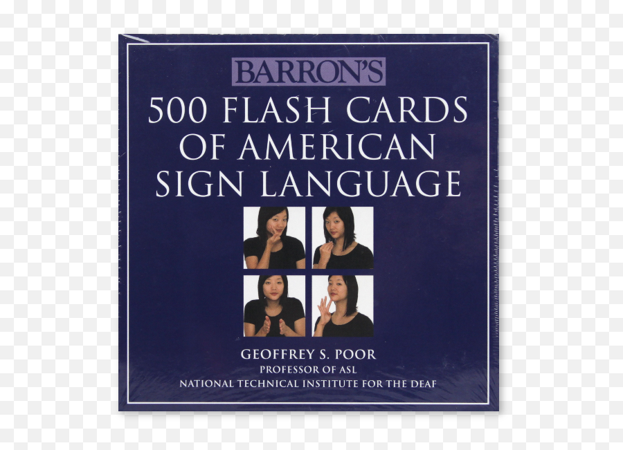 Barrons 500 Flash Cards Of American Emoji,Descriptions Emotions In American Sign Language