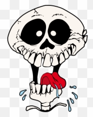 Calaca Chida Png Calaca Png 4 Png Image Free Portable - Calavera Con Lengua Afuera Emoji,Emoticon De Calavera