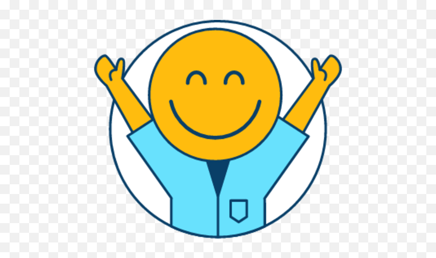 Happy Face Illustration - Download For Free U2013 Iconduck Happy Emoji,Happy Emoticon With Dots