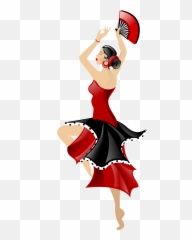 Dancer Clipart Cartoon Dancer Cartoon - Dance Emoji,Flamenco Dancer Emoji