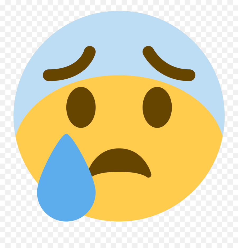 Cold Sweat Emoji,Emoji Meaning Chart
