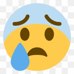Cold Sweat Emoji,Emoji Meaning Chart