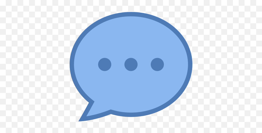 Chat Bubble Icon In Office S Style - Bridge Emoji,Text Bubble Emoticon