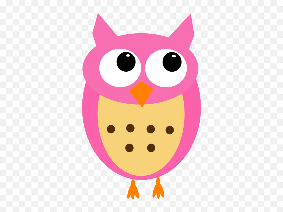 Owl Clipart Pink - Soft Emoji,Pink Owl Emoticon