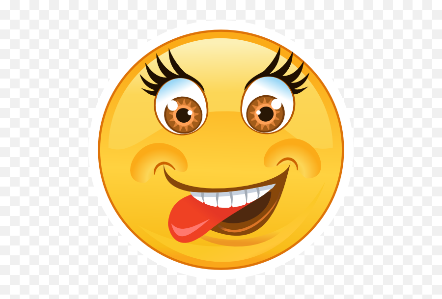 Crazy Tongue Out Emoji Sticker - Tongue Out Cool Emoji,Crazy Emoji
