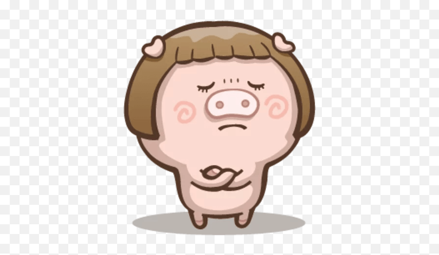 Fat Pig Couple - Telegram Sticker Couple Pig Emoji,Fat Couple Emoji