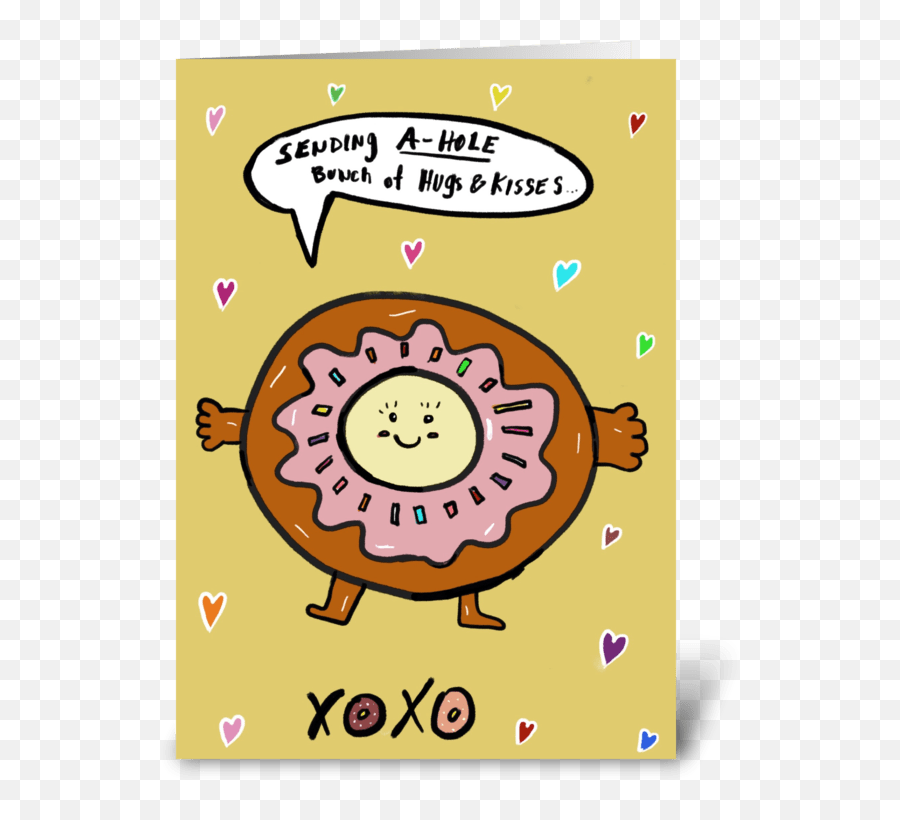 Donut Hug - Happy Emoji,Funny Hugs & Kisses Emojis