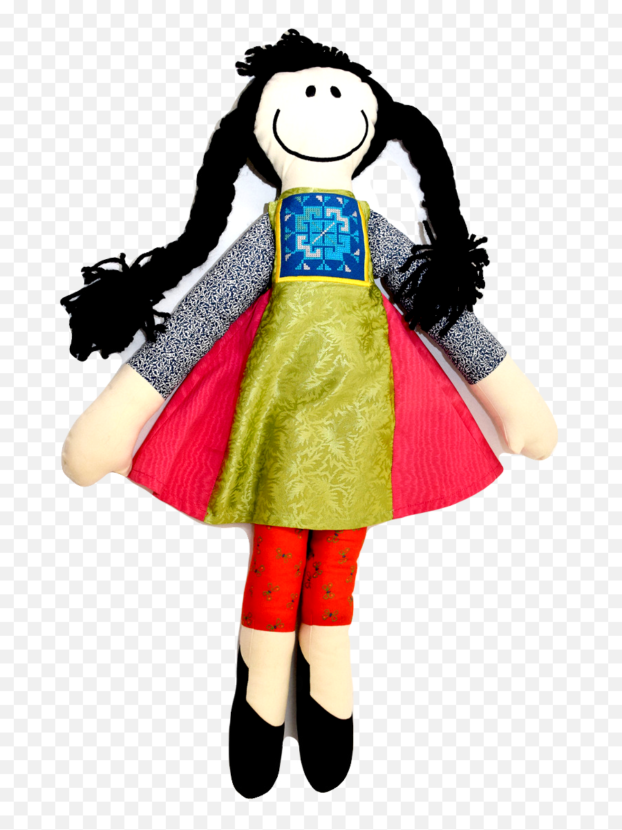 Large Handmade Bedouin Rag Doll Salma - Happy Emoji,Large Emotions Rag Doll