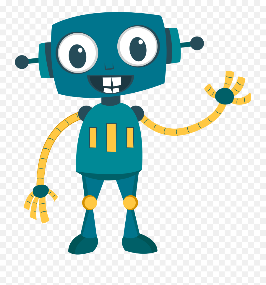 Happy Robot Remix Free Svg - Cartoon Robot Clipart Png Emoji,Green Smiling Robot Antenna Emoji