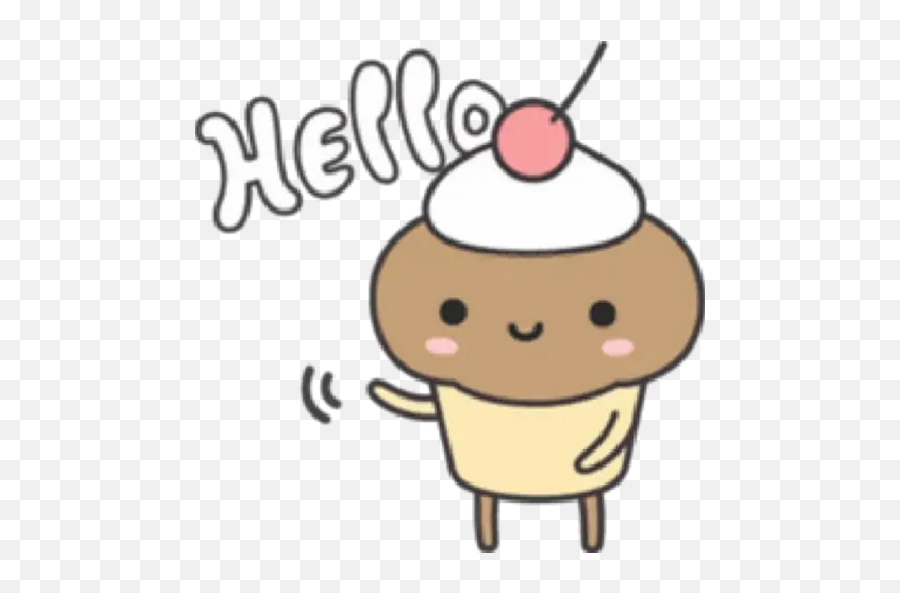 Sticker Maker - Cupcake Koko By Yessy Emoji,Emoticon Brujita