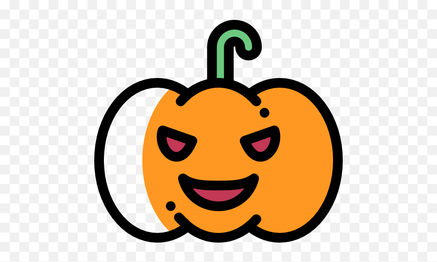 Pumpkin - Free Halloween Icons Emoji,Pumpkin Emoticon Hi