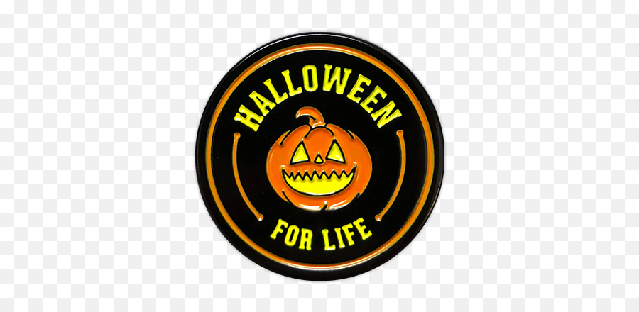 Halloween For Life Enamel Pin Emoji,Electric Bolt Emoticon