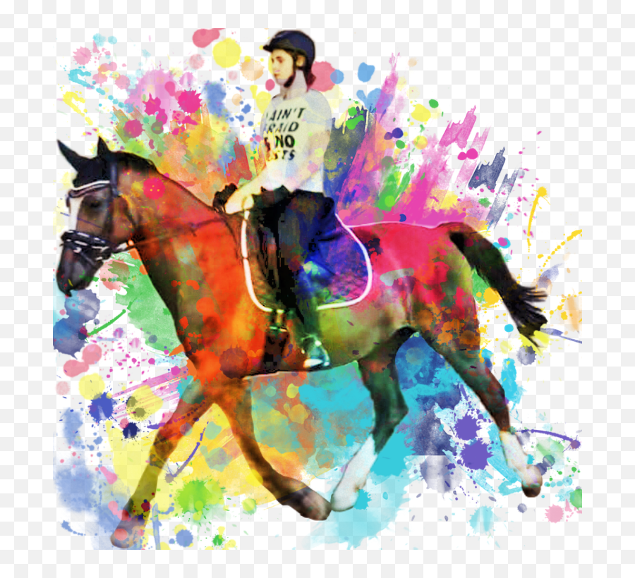 Riding Horse Love Liebe M Sticker - Halter Emoji,Horse Riding Emoji