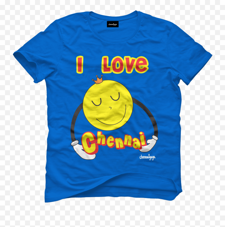 Chennai T - Happy Emoji,Emoticon Shirt