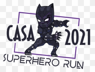 Casa Superhero Run U2014 Casa Of Central Virginia Emoji,Text From Superheroes Black Bolt Emoticon