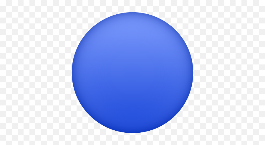 Blue Circle Icon In Emoji Style,Blue Food Emoji