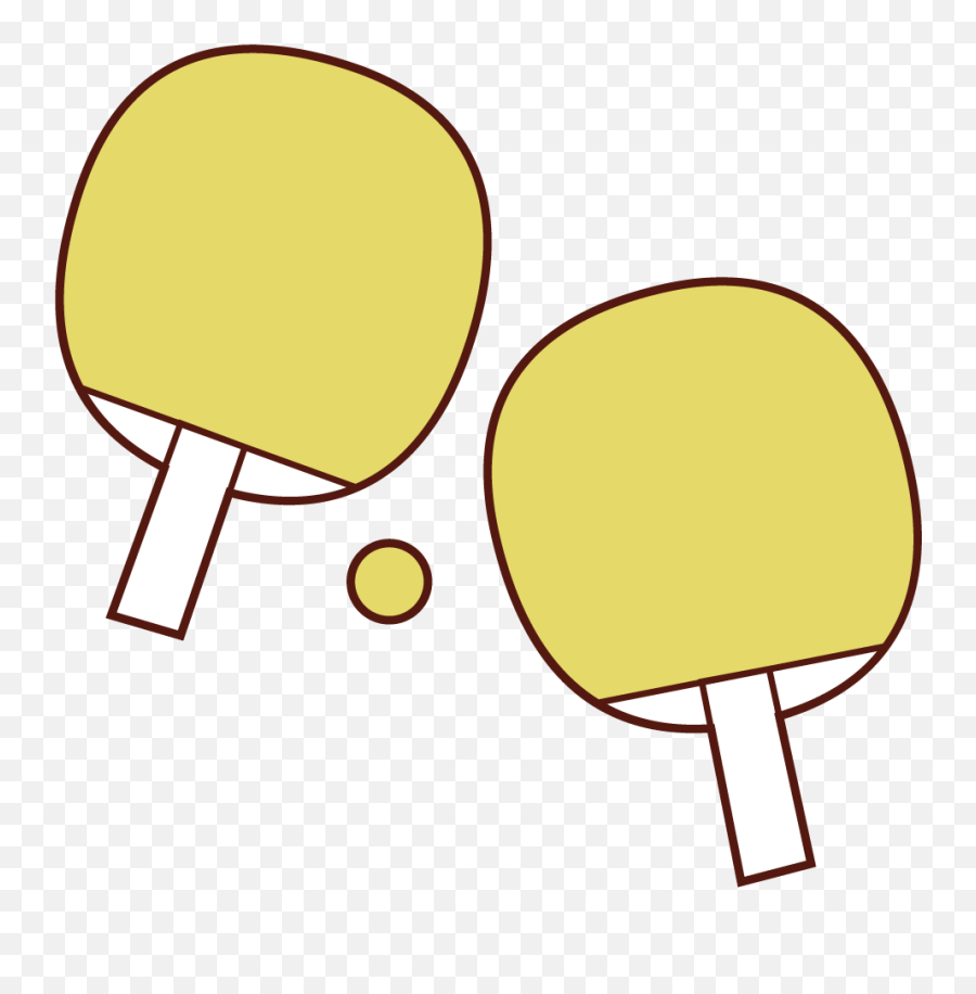 Table Tennis Racquet Illustration Emoji,Popsicle Emoji