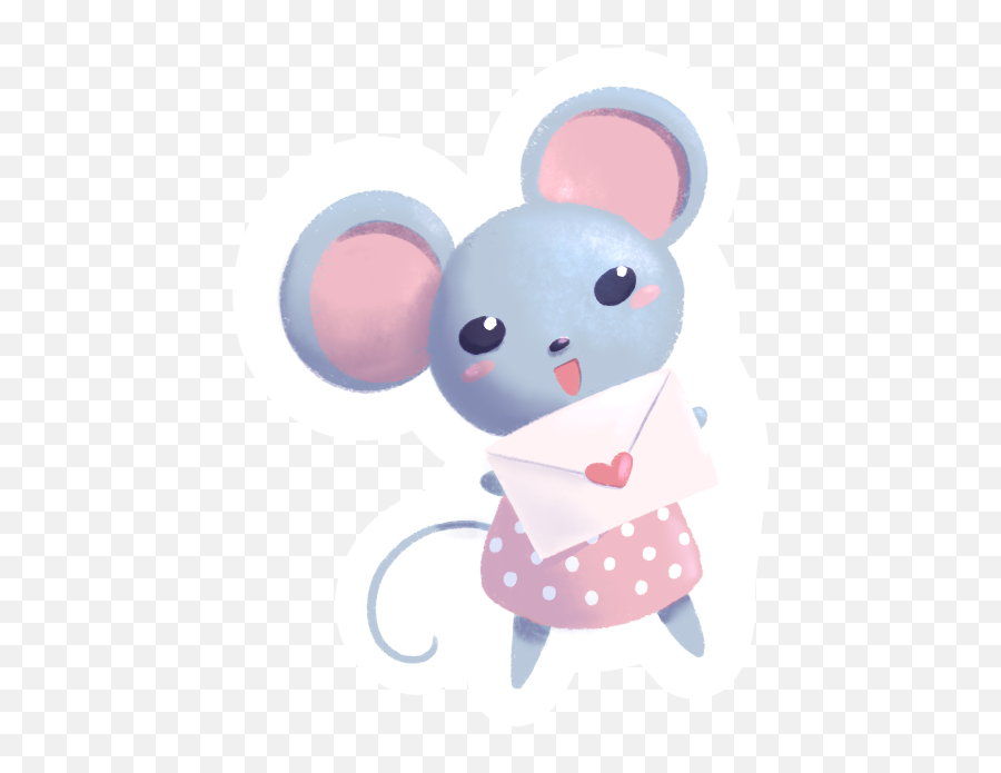 Sticker Design Emoji,White Rat Emoji