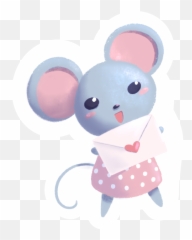 Sticker Design Emoji,White Rat Emoji