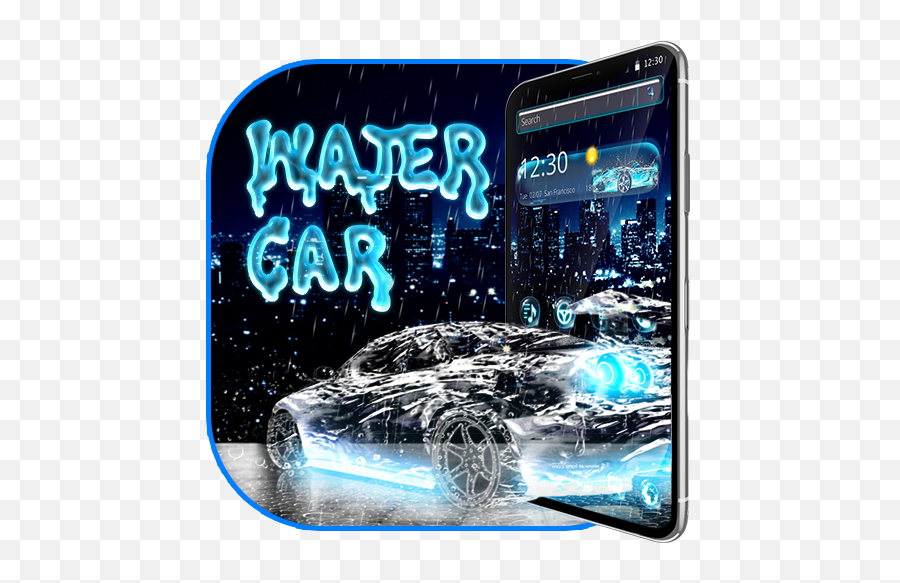Rainy Water Car Theme U2013 Apps Bei Google Play - Automotive Paint Emoji,Car Clock Emoji