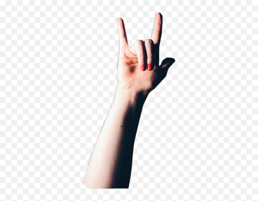 Hand Rock Rockstar Rocknroll Sticker By Bird - Sign Language Emoji,Rock Hand Emoji